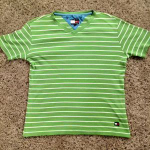 Tommy Hilfiger vintage ribbed v-neck Medium shirt